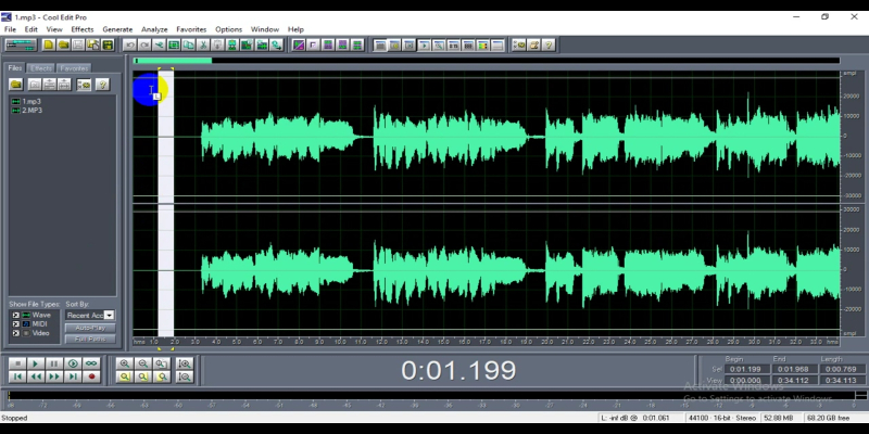 اختر الصوت المراد إزالته