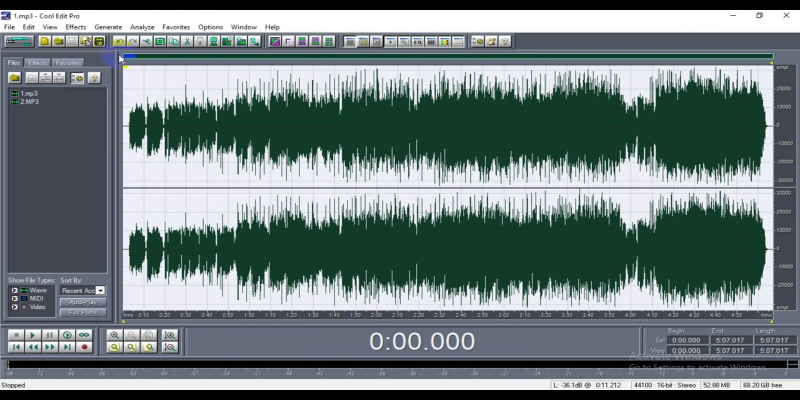 نحدد الصوت المراد تنقيته