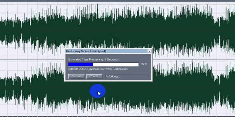 يبدأ في عملية تنقية الصوت