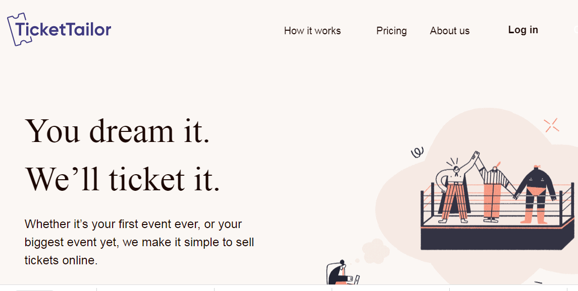 تطبيق Ticket Tailor